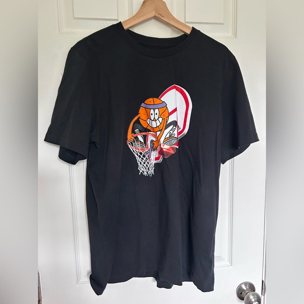 Adidas Black Basketball Graphic T-Shirt